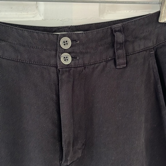 Evereve + Cloth & Stone black flat front elastic waist linen blend pants - Picture 3 of 7